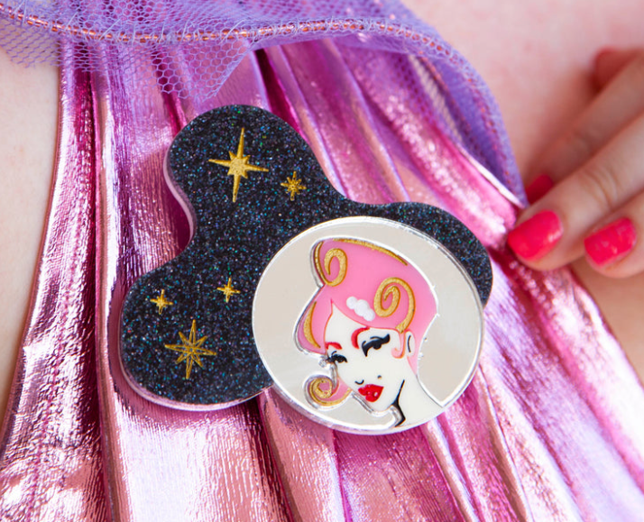 Anita Astronaut Brooch by  Daisy Jean Floral