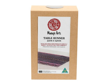 Jacinta Lorenzo Aboriginal design Table Runner, made in Australia