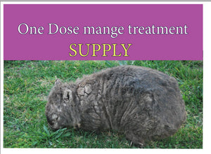 SUPPLY Treat a mangy wombat kit  ONE DOSE TREATMENT  SUPPLY