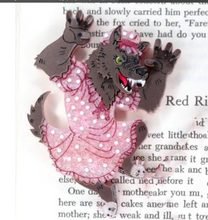 Load image into Gallery viewer, The Big bad Wolf  Brooch by Gorydorky