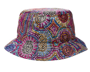 Tina Martinl Aboriginal design  LARGE  Bucket hat