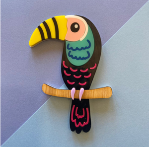 Toucan Brooch  by Mox + co