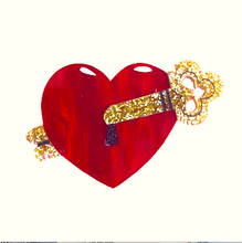 Load image into Gallery viewer, Unlock your Heart Brooch  by Daisy Jean