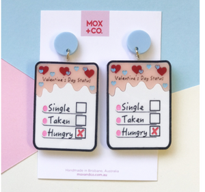 Valentines  Status Dangles  by Mox + co.