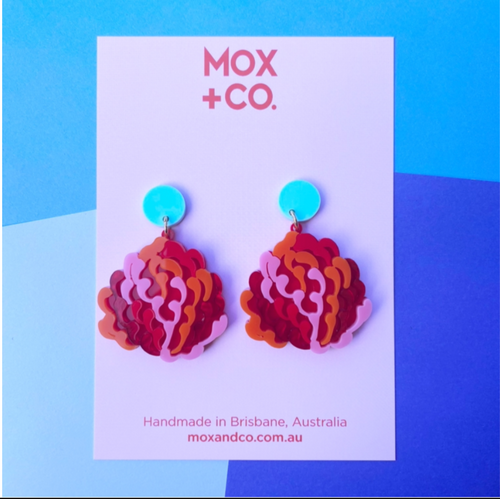 Waratah Dangles by Mox + Co x