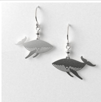 Whale earring allegria rocklilywombats