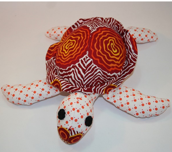 Elle Sea Turtle toy ready for soft release to loveing home suitable under 3 yrs