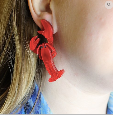 Lobster Earrings by Gory dorky