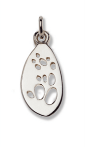Possum Silver Footprint Pendant â€“ Bushprints