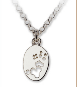 Koala Silver footprint necklace - Bushprints