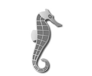Sea Horse Pin - Allegria Designs