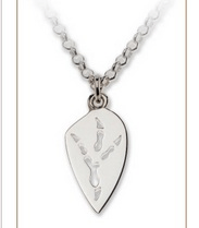 Wedge-tailed eagle footprints necklace - Bushprints