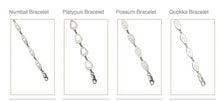 Load image into Gallery viewer, Bracelet Sterling Silver 7 Footprints Bushprints Custom Order