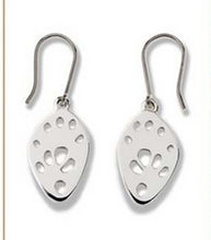 Load image into Gallery viewer, Spotted Tail Quoll  Silver Footprint Earrings  Bushprints