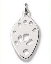 Load image into Gallery viewer, Spotted Tail Quoll  Silver Footprint  Bushprints Pendant